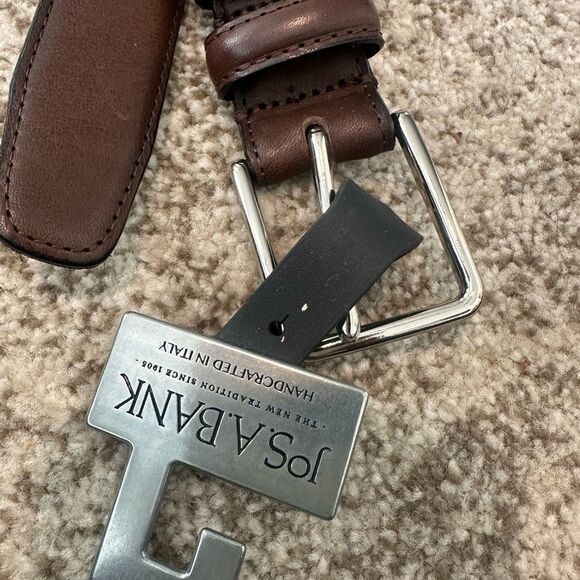 Jos. A Bank Brown Leather Men’s Belt 30 NWT - Picture 2 of 5